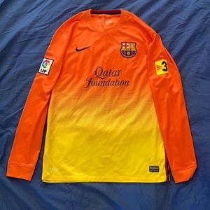FC Barcelona 2012 Long Sleeve Away Jersey